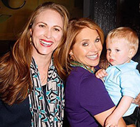 Kaia with Katie Couric