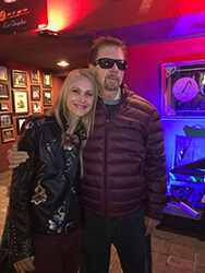 Kaia with Tom Robbins